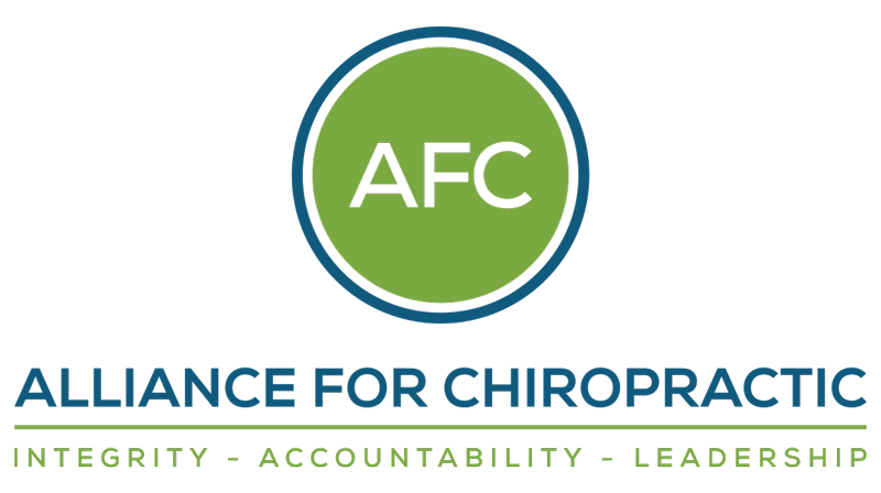 Alliance for Chiropractic (AFC) logo
